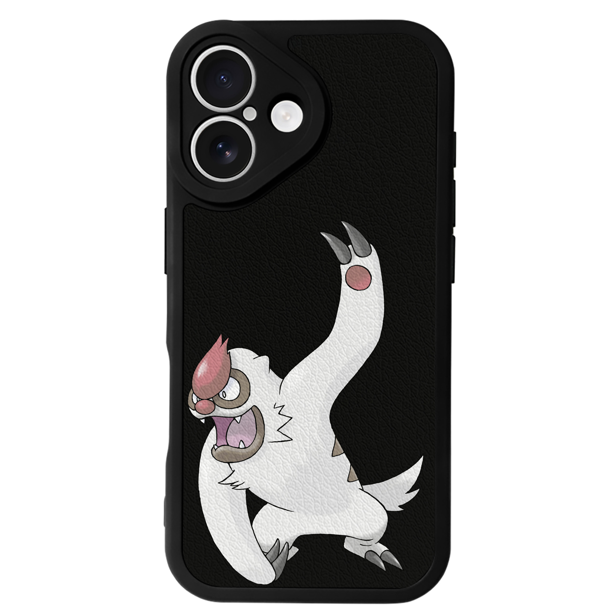 （画像用） ポケットモンスター Pokémon 【iPhone 16シリーズ対応】シリコンスマホケース（レザー調） 材質：シリコン